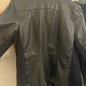 Express Black Leather Jacket